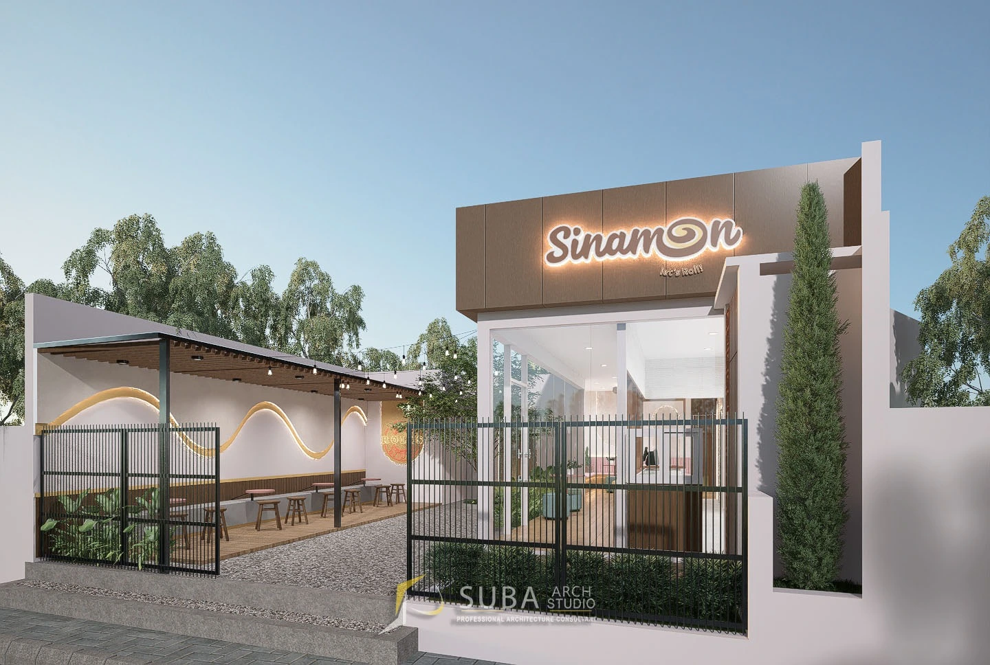 Desain bangunan komersial di STRA oleh Suba-Arch